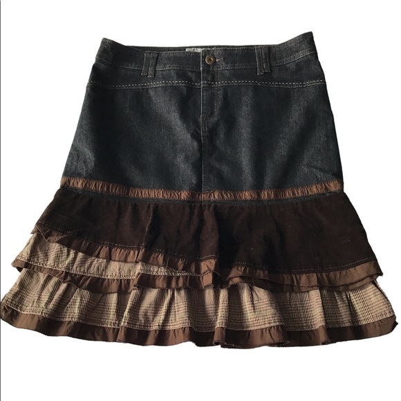 Point Zero Dresses & Skirts - Vintage Point Zero NWOT Denim Corduroy Skirt